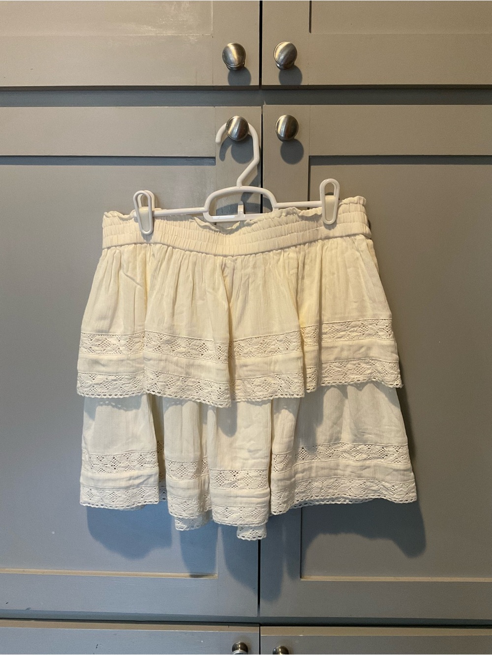 Chelsea & Violet Tiered Ruffle Mini Skirt
